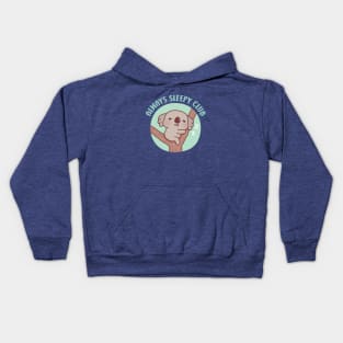 Cute Sleeping Koala, Always Sleepy Club Funny Kids Hoodie